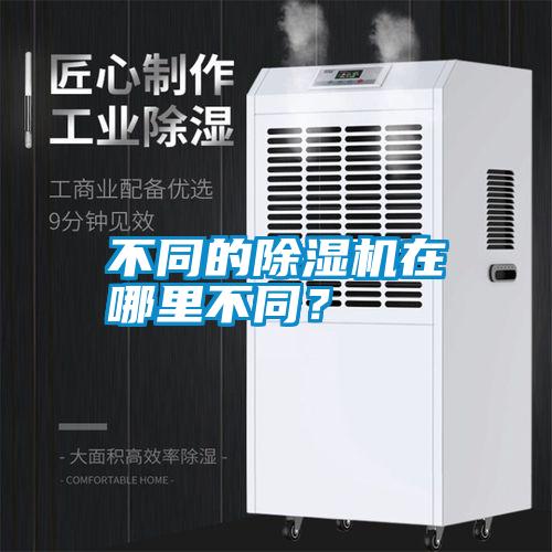 不同的除濕機在哪里不同？