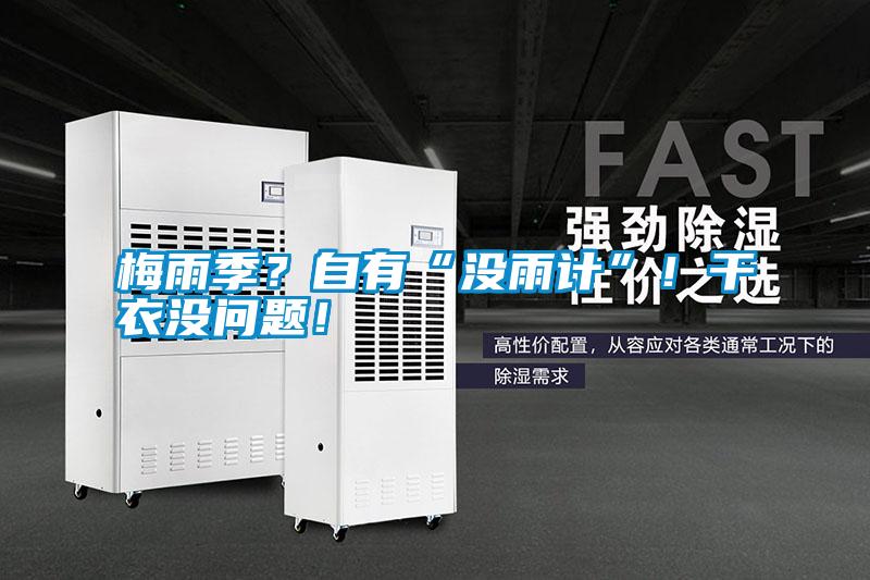 梅雨季？自有“沒雨計”！干衣沒問題！