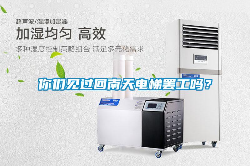 你們見(jiàn)過(guò)回南天電梯罷工嗎？