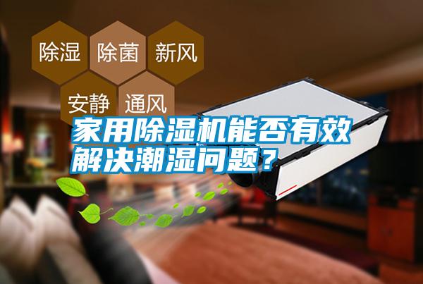 家用除濕機能否有效解決潮濕問題？