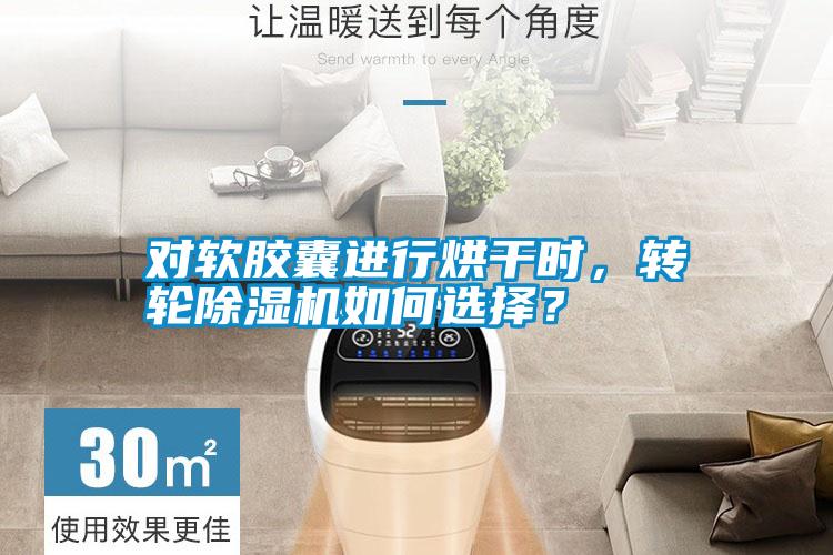 對軟膠囊進行烘干時，轉(zhuǎn)輪除濕機如何選擇？