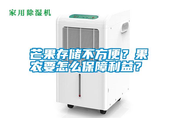 芒果存儲不方便？果農要怎么保障利益？
