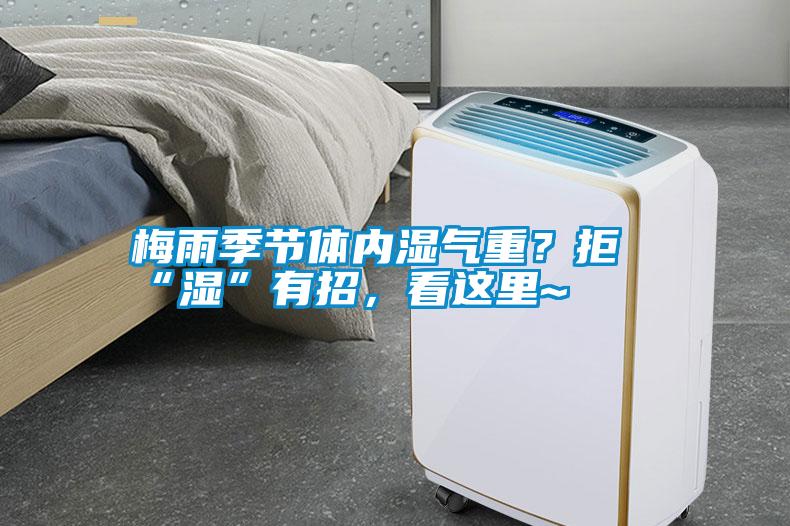 梅雨季節(jié)體內(nèi)濕氣重？拒“濕”有招，看這里~