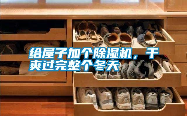 給屋子加個除濕機，干爽過完整個冬天