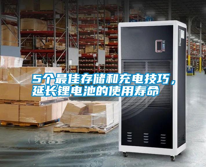 5個最佳存儲和充電技巧，延長鋰電池的使用壽命