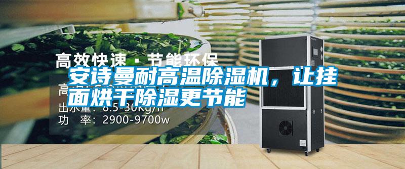 安詩曼耐高溫除濕機(jī)，讓掛面烘干除濕更節(jié)能