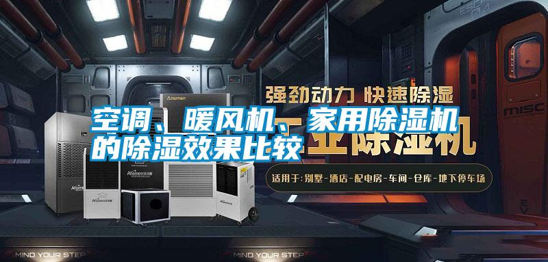 空調(diào)、暖風(fēng)機(jī)、家用除濕機(jī)的除濕效果比較