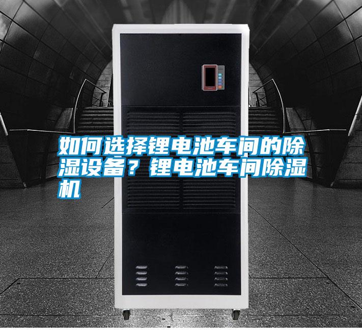 如何選擇鋰電池車(chē)間的除濕設(shè)備？鋰電池車(chē)間除濕機(jī)