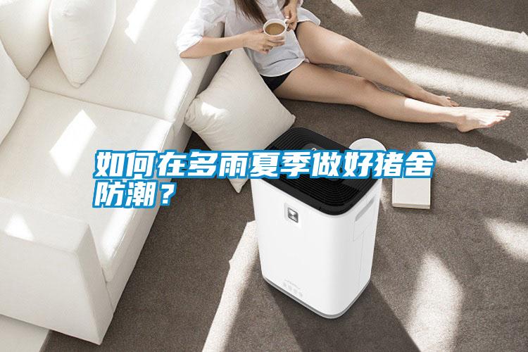 如何在多雨夏季做好豬舍防潮？
