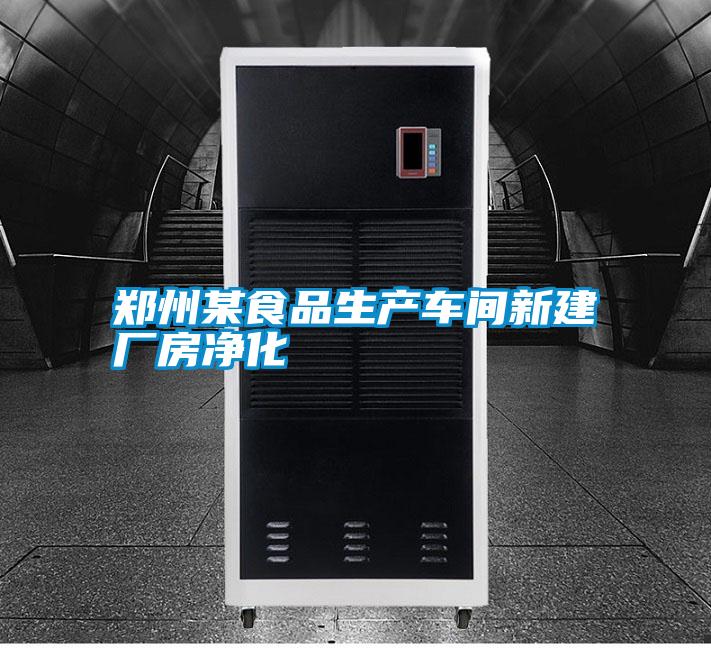 鄭州某食品生產(chǎn)車(chē)間新建廠(chǎng)房?jī)艋?/></p>
						    <p style=