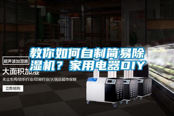 教你如何自制簡易除濕機？家用電器DIY