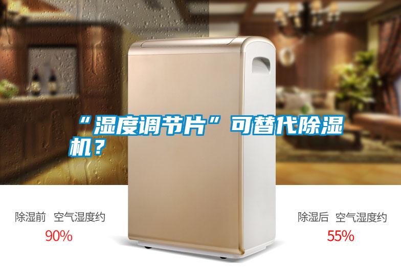 “濕度調(diào)節(jié)片”可替代除濕機？