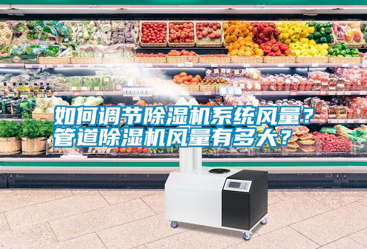 如何調節(jié)除濕機系統(tǒng)風量？管道除濕機風量有多大？