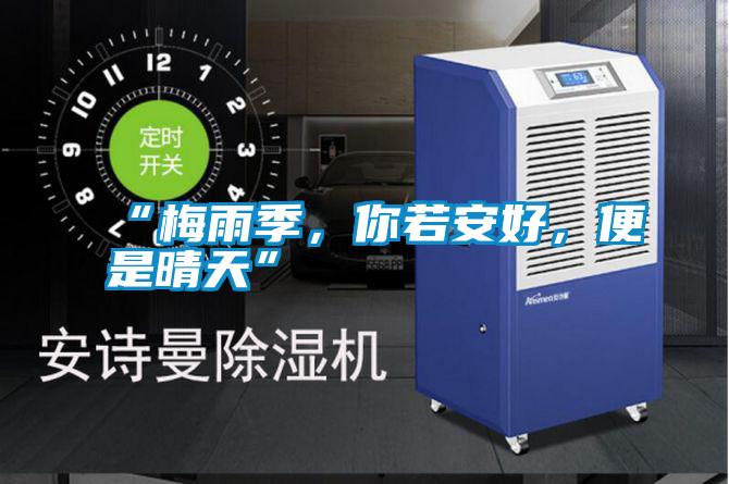 “梅雨季，你若安好，便是晴天”
