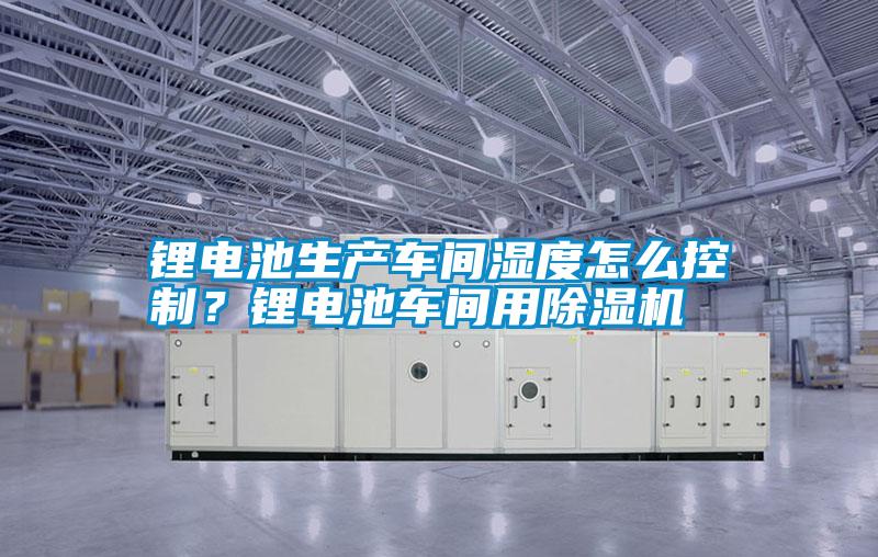 鋰電池生產(chǎn)車間濕度怎么控制？鋰電池車間用除濕機(jī)