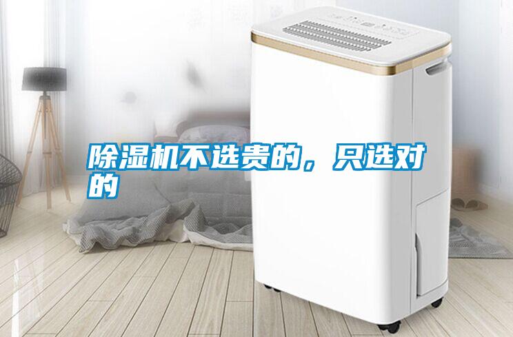 除濕機不選貴的，只選對的