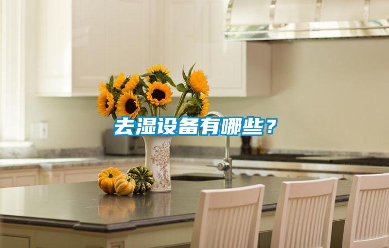 去濕設(shè)備有哪些？