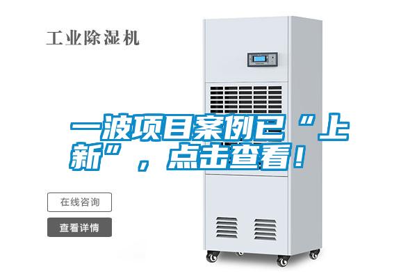一波項(xiàng)目案例已“上新”，點(diǎn)擊查看！