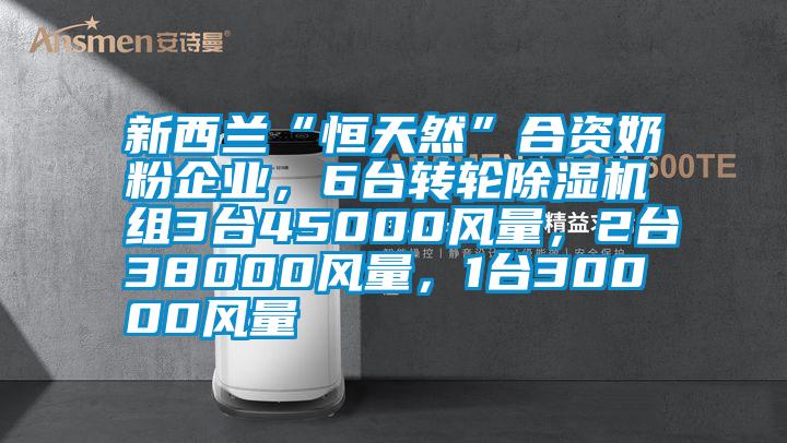 新西蘭“恒天然”合資奶粉企業(yè)，6臺轉(zhuǎn)輪除濕機組3臺45000風量，2臺38000風量，1臺30000風量