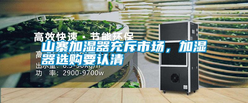 山寨加濕器充斥市場，加濕器選購要認清