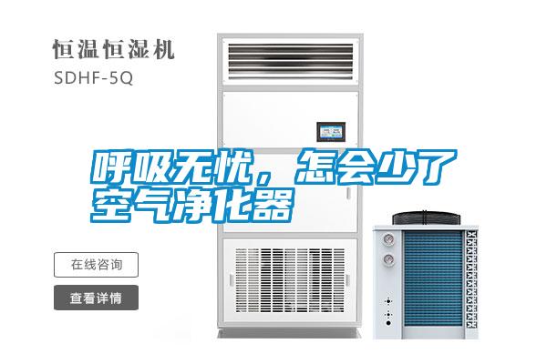 呼吸無憂，怎會少了空氣凈化器
