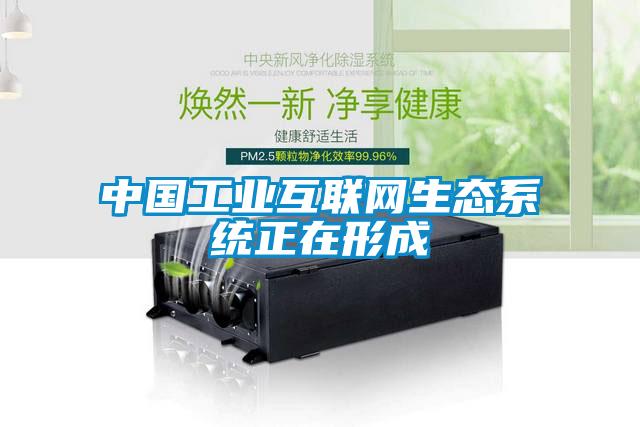 中國工業(yè)互聯(lián)網生態(tài)系統(tǒng)正在形成