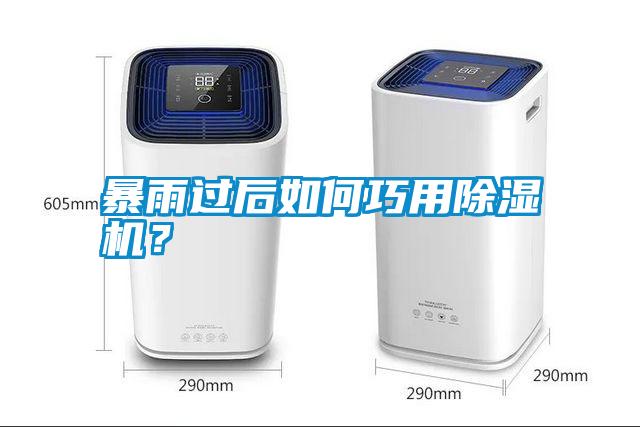 暴雨過后如何巧用除濕機？