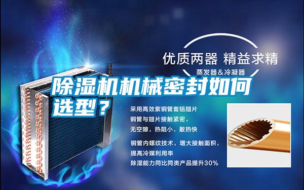 除濕機(jī)機(jī)械密封如何選型？