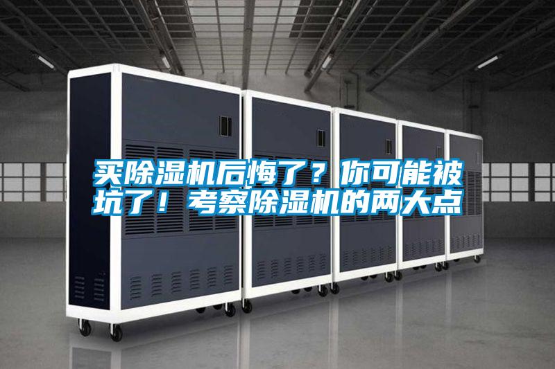 買除濕機后悔了？你可能被坑了！考察除濕機的兩大點
