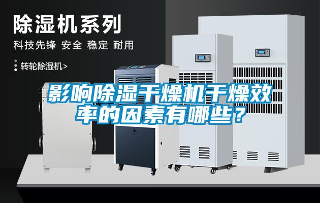 影響除濕干燥機(jī)干燥效率的因素有哪些？