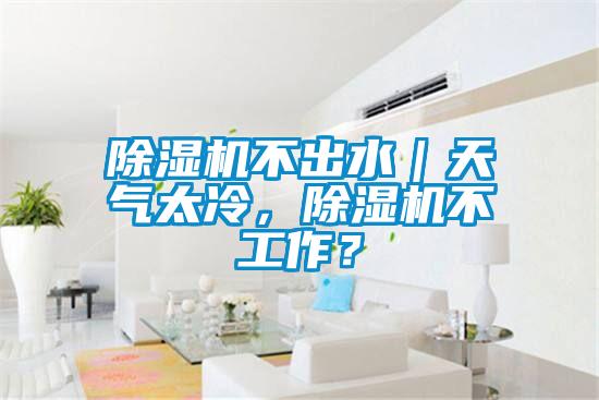 除濕機(jī)不出水｜天氣太冷，除濕機(jī)不工作？