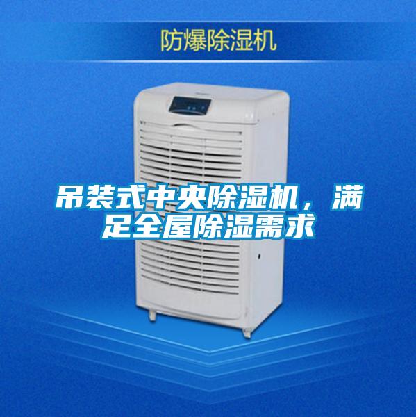 吊裝式中央除濕機，滿足全屋除濕需求