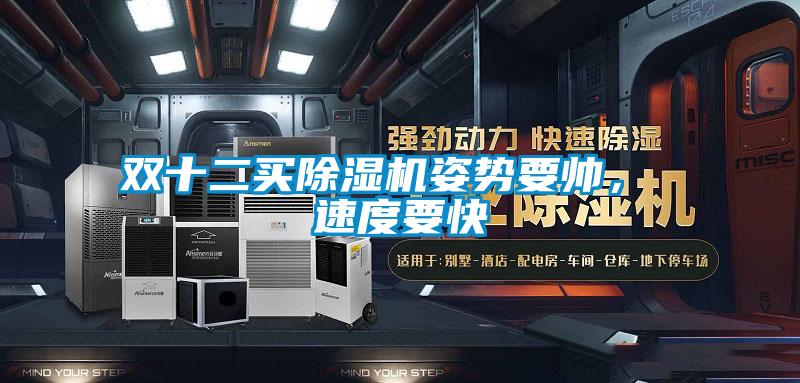 雙十二買除濕機姿勢要帥， 速度要快