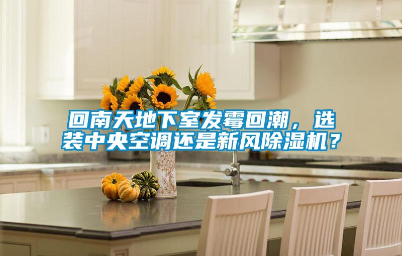 回南天地下室發(fā)霉回潮，選裝中央空調(diào)還是新風(fēng)除濕機？