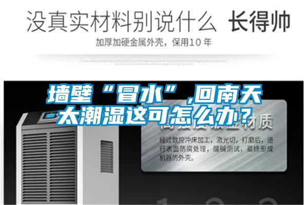 墻壁“冒水”,回南天太潮濕這可怎么辦？