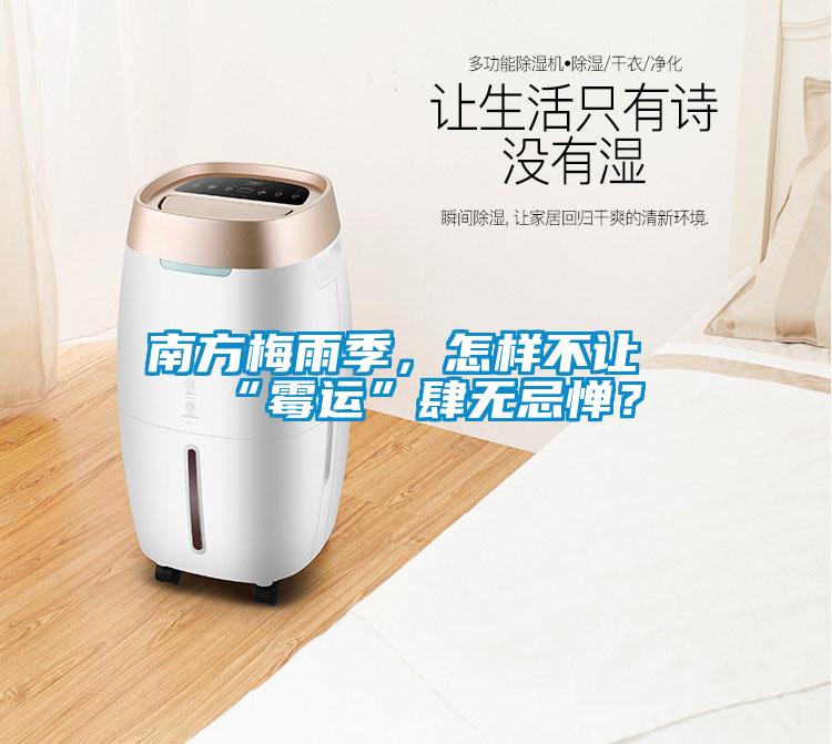 南方梅雨季，怎樣不讓“霉運(yùn)”肆無忌憚？