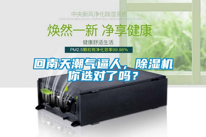 回南天潮氣逼人，除濕機(jī)你選對(duì)了嗎？