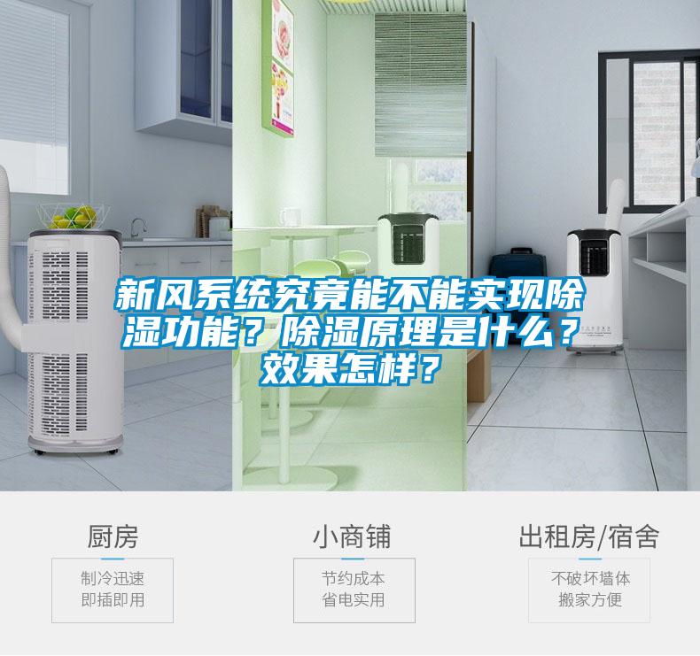 新風系統(tǒng)究竟能不能實現(xiàn)除濕功能？除濕原理是什么？效果怎樣？