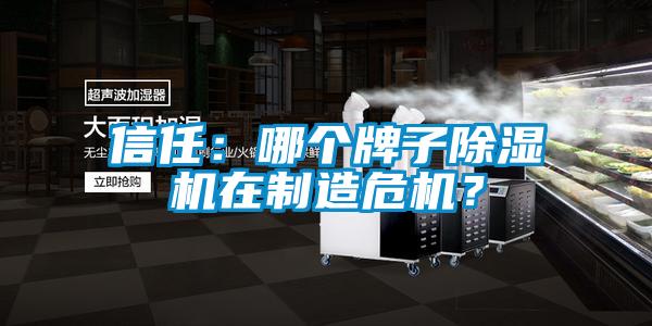 信任：哪個(gè)牌子除濕機(jī)在制造危機(jī)？