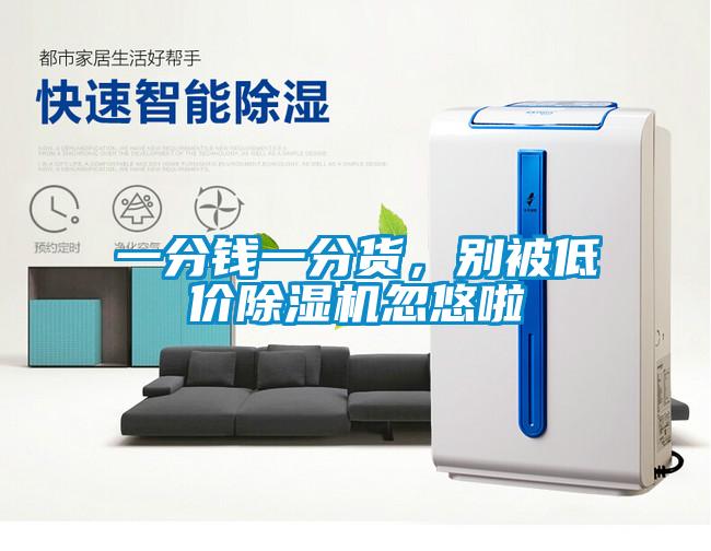 一分錢一分貨，別被低價(jià)除濕機(jī)忽悠啦