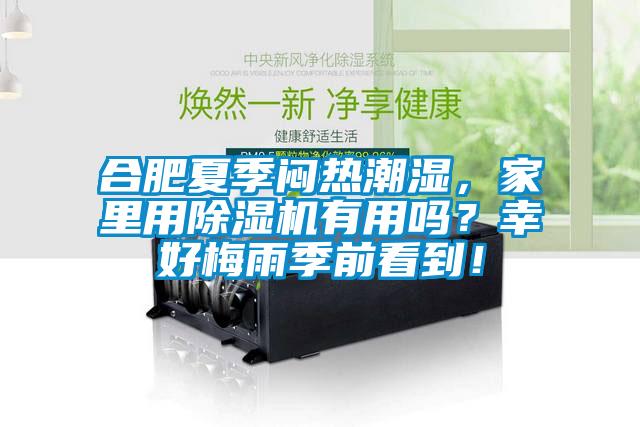 合肥夏季悶熱潮濕，家里用除濕機有用嗎？幸好梅雨季前看到！