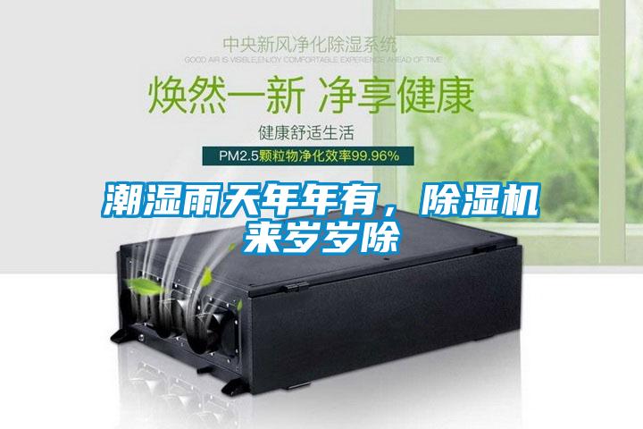 潮濕雨天年年有，除濕機來歲歲除