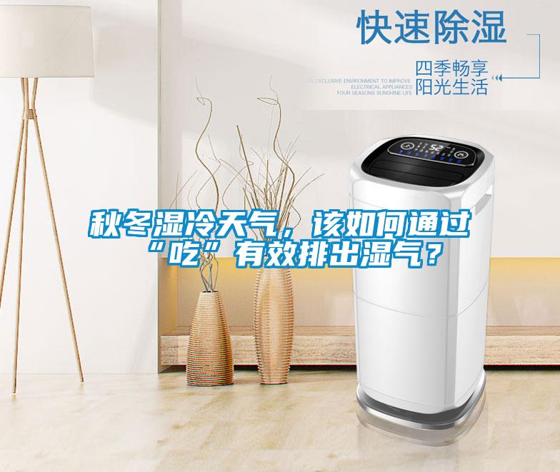 秋冬濕冷天氣，該如何通過“吃”有效排出濕氣？