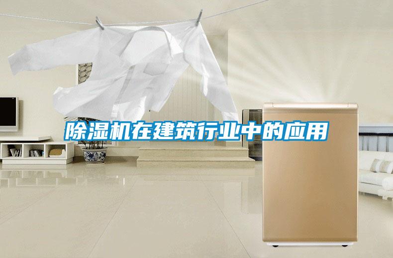 除濕機在建筑行業(yè)中的應(yīng)用