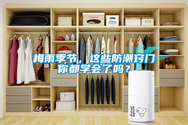 梅雨季節(jié)，這些防潮竅門你都學(xué)會(huì)了嗎？