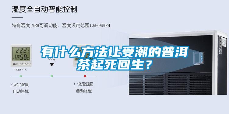 有什么方法讓受潮的普洱茶起死回生？