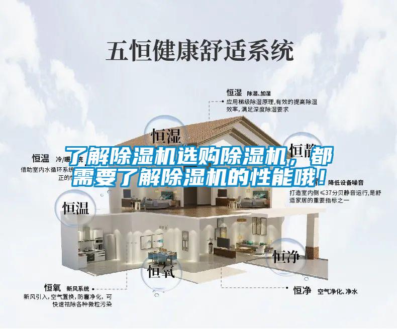 了解除濕機(jī)選購(gòu)除濕機(jī)，都需要了解除濕機(jī)的性能哦！