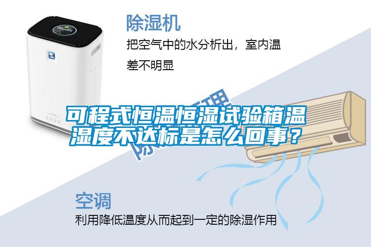 可程式恒溫恒濕試驗箱溫濕度不達標是怎么回事？