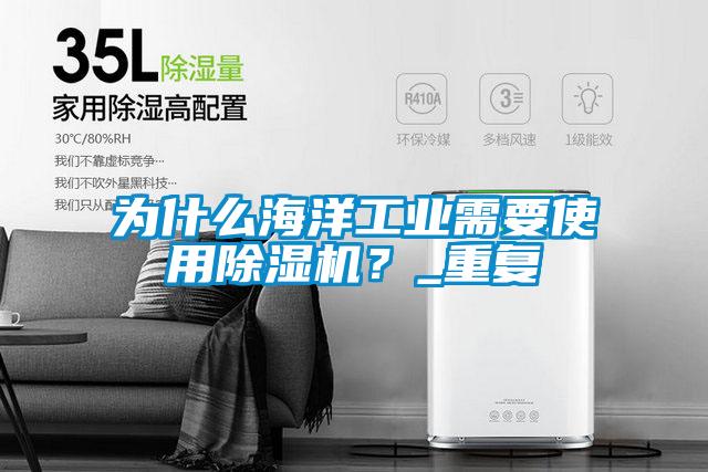 為什么海洋工業(yè)需要使用除濕機(jī)？_重復(fù)