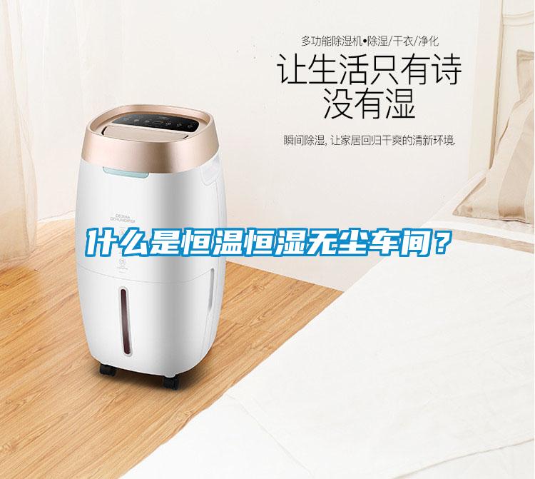 什么是恒溫恒濕無塵車間？